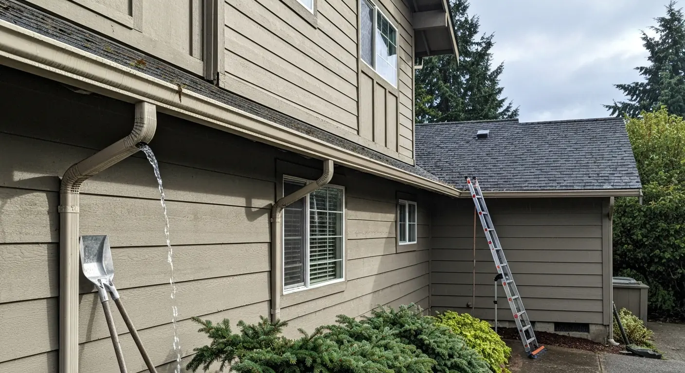 Gutter cleaning