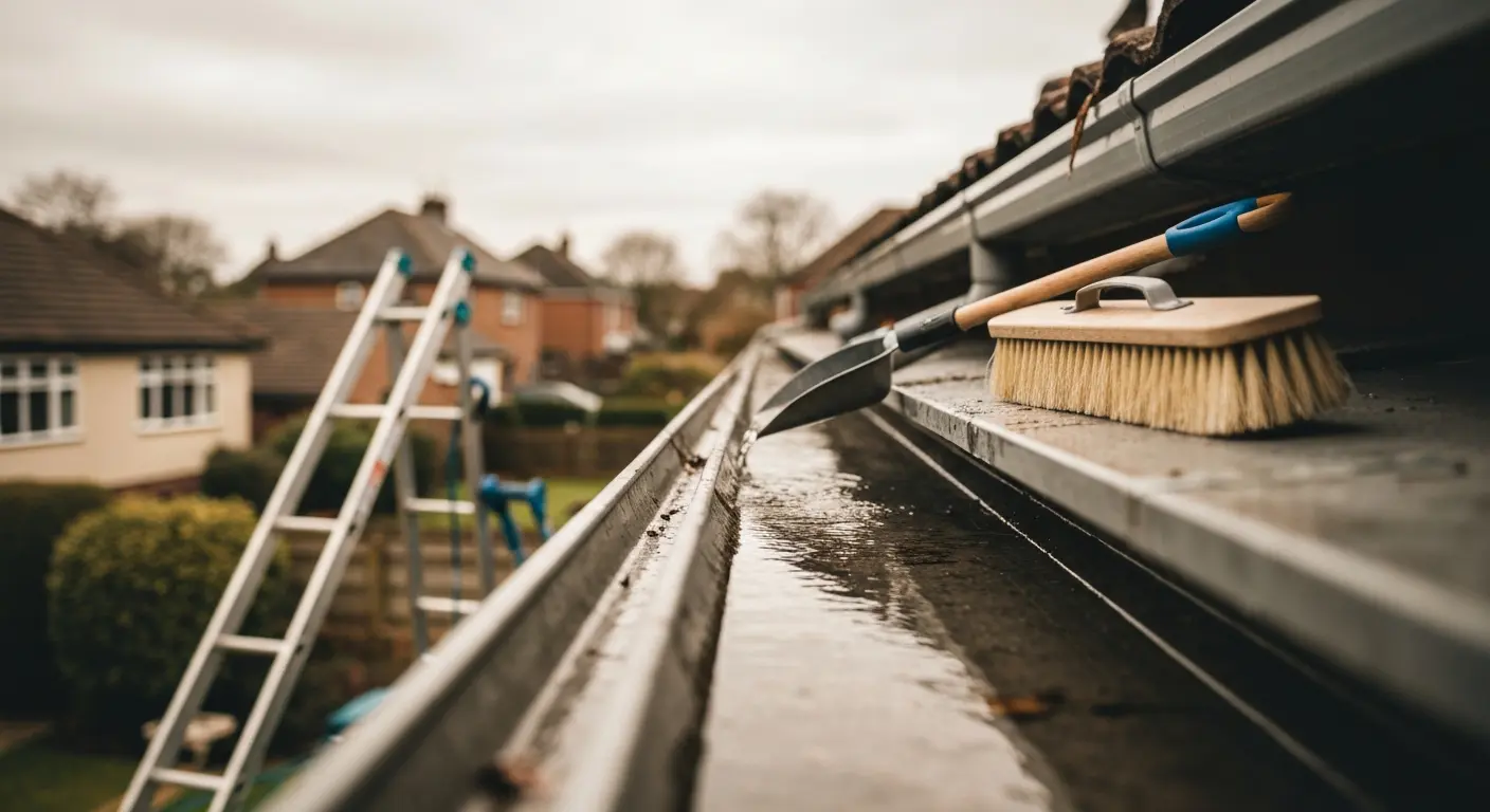 Gutter cleaning service