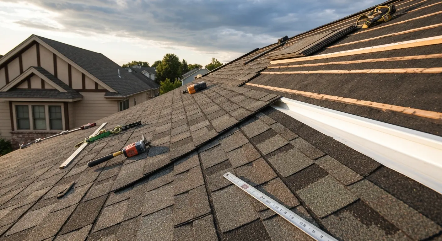 Storm damage roof restoration