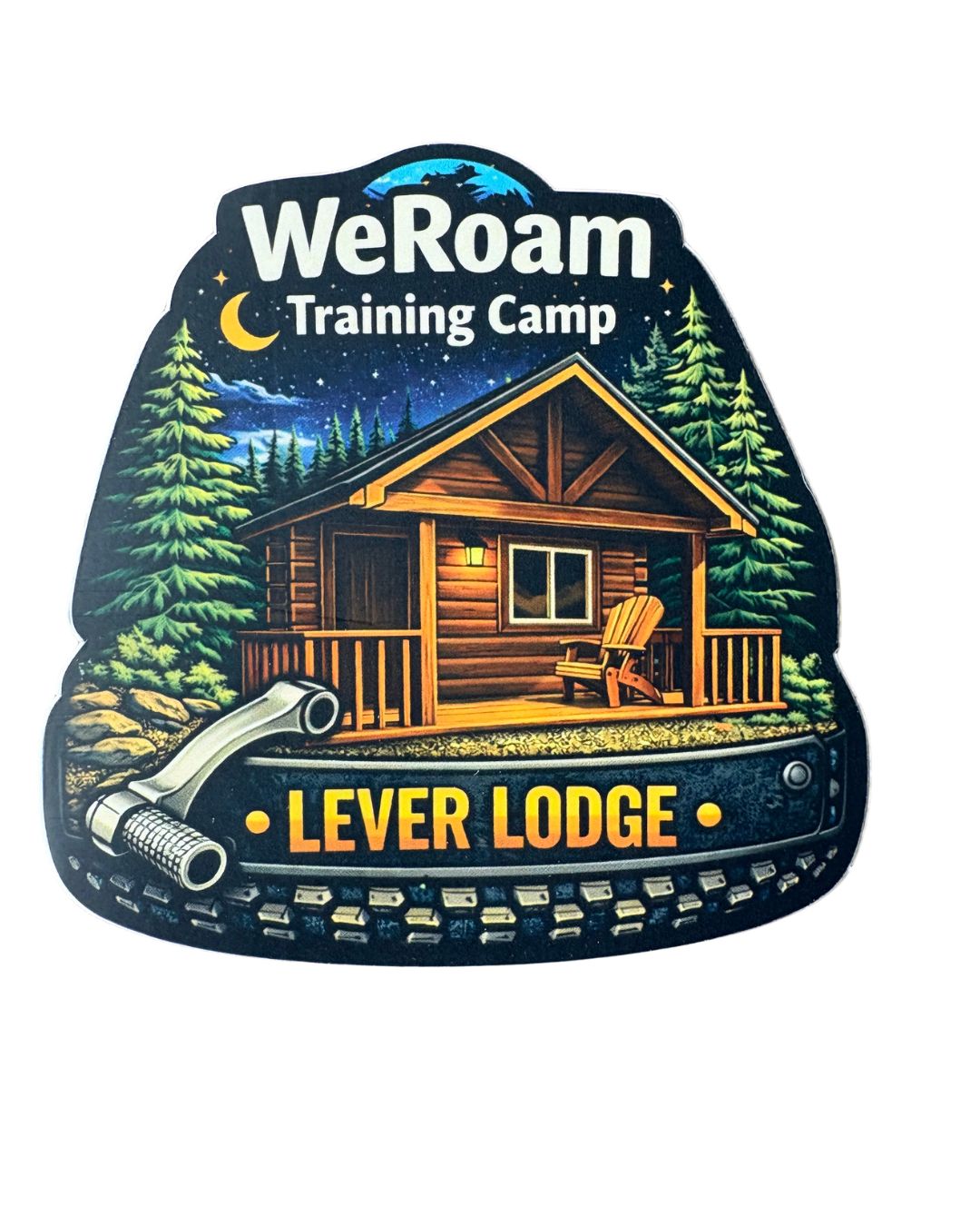 WeRoam Lever Lodge Sticker