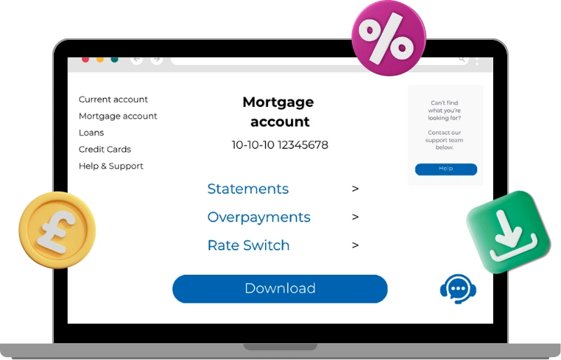 NatWest online banking manage mortgage view