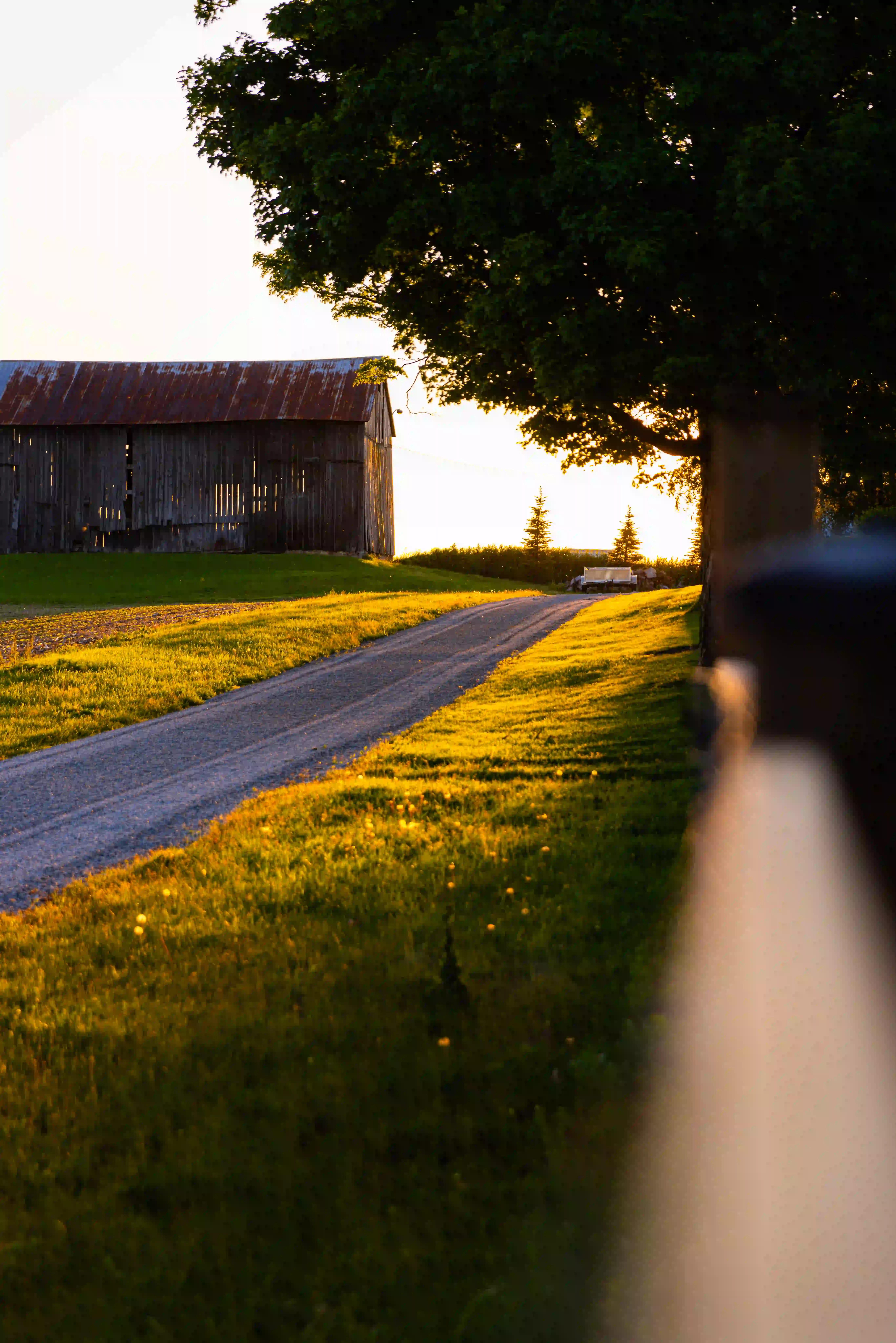 Editorial rural roads and landscape at The White House