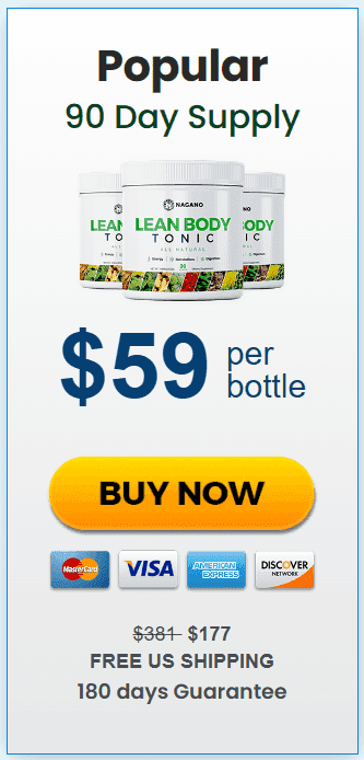 Lean body tonic bottle 3