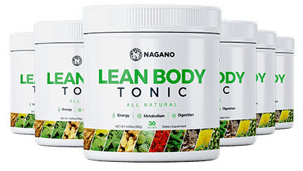 Lean body tonic 6 bottle supplement