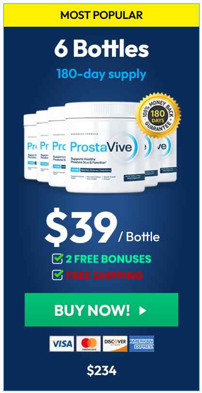 Prostavive Price 6 Bottles