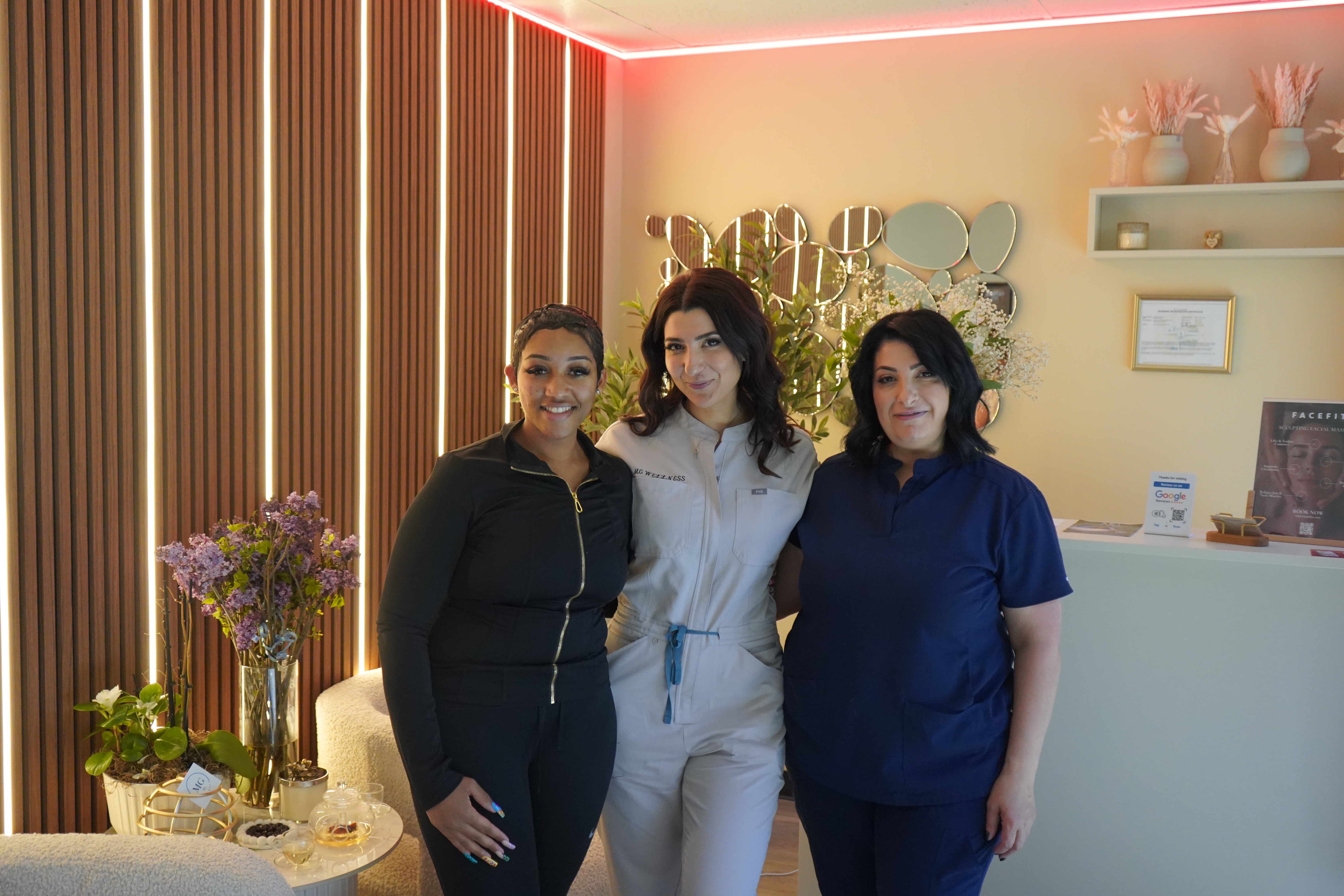 MG Wellness front desk