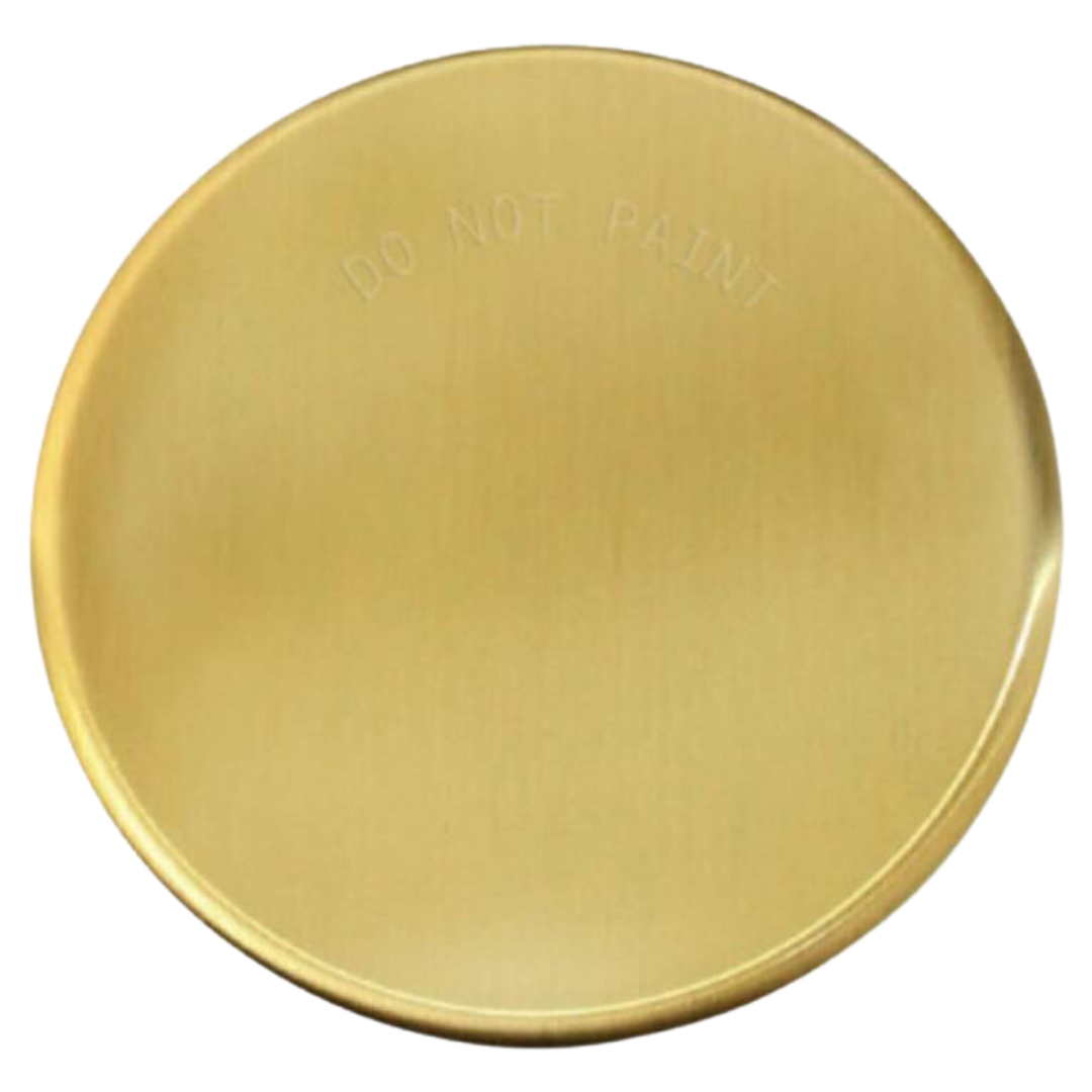 Brushed brass fire sprinkler discreetly styled for upscale Australian properties