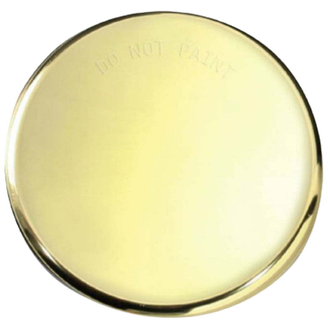 Bright brass designer fire sprinkler for modern and elegant home protection