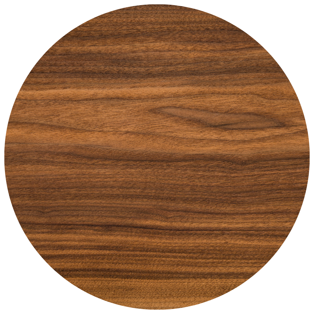 Medium-dark wood grain fire sprinkler head blending with rich timber ceilings