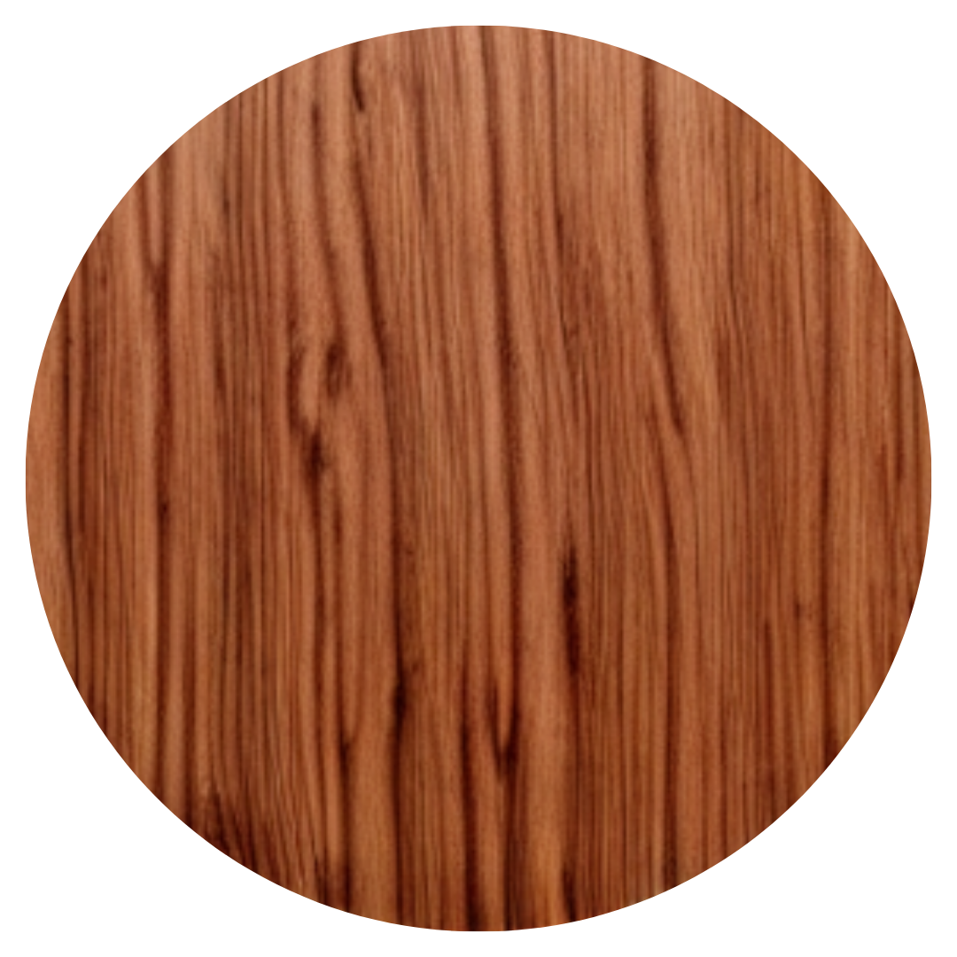 Dark wood grain fire sprinkler for premium interiors with deep wood finishes