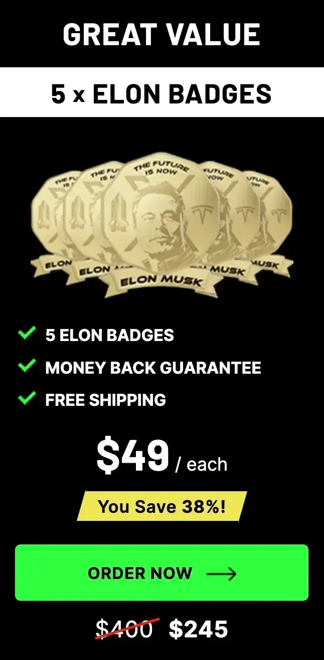 elon badge-buy-5-elon-badge