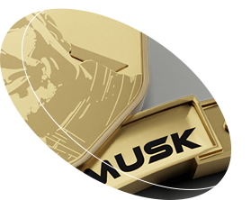 LUXURIOUS FINISH elon badge