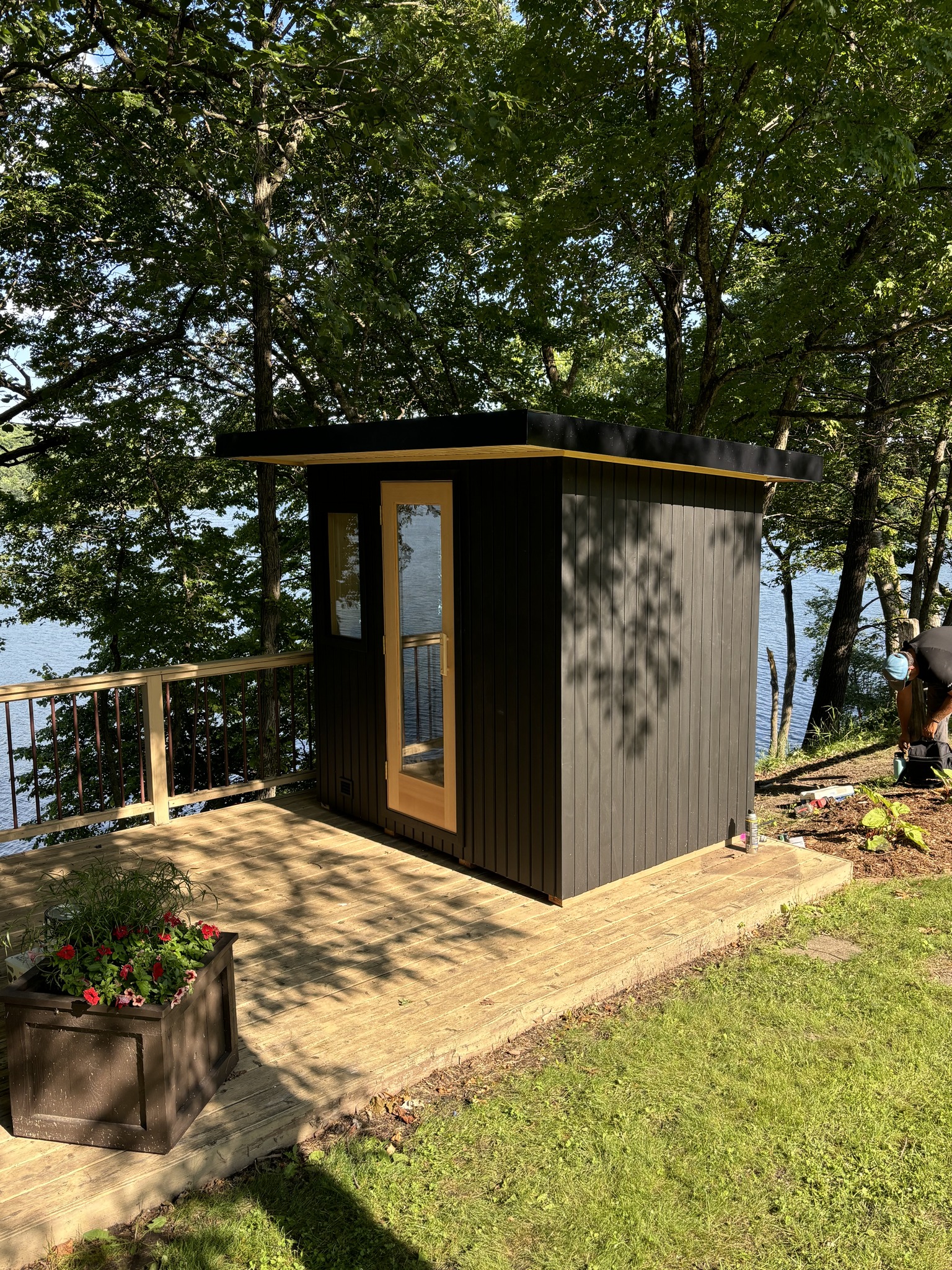 custom outdoor sauna