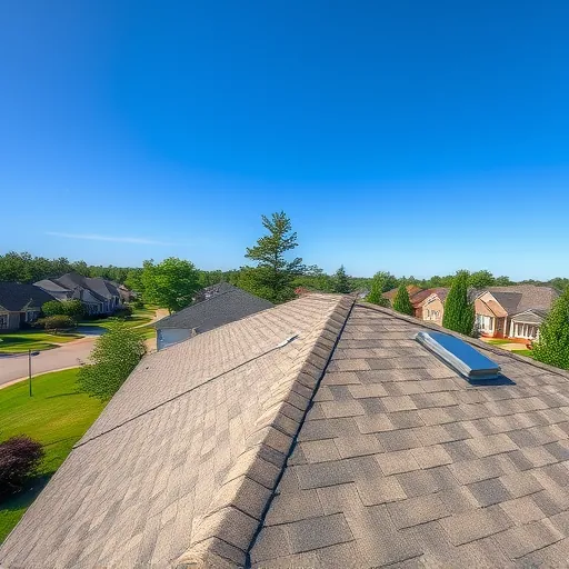 Freshly completed roof installation in Trussville AL showing detailed construction, shingles, and surrounding neighborhood.