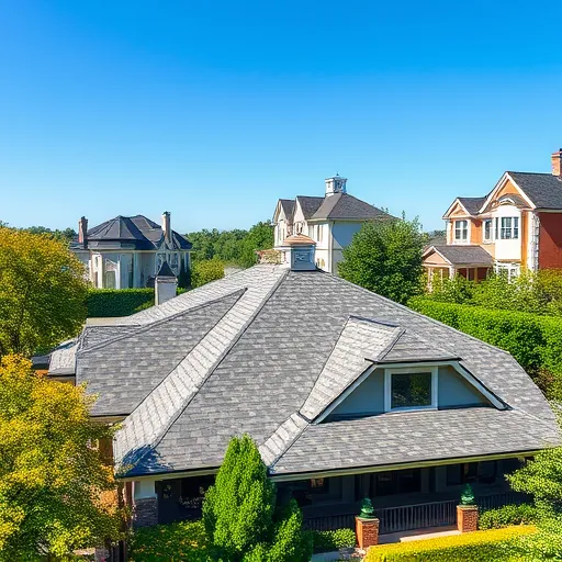 Completed roofing installation in Mountain Brook AL features intricate shingles and integrated ventilation in a serene landscape.