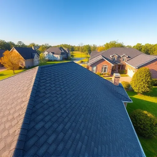 Completed asphalt shingle roof installation in Trussville AL with detailed texture and lush landscaping.