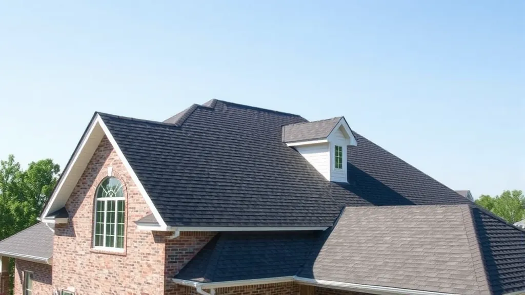 Roofing services showcasing a new roof installation in Gardendale, AL.