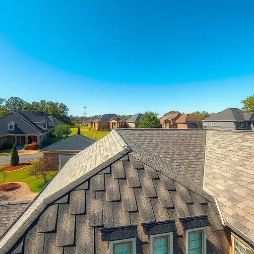 Recently completed residential roof in Pelham Alabama featuring quality shingles, detailed craftsmanship, and a well-maintained neighborhood setting