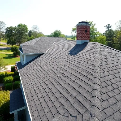 New residential roof installation in Birmingham AL, showcasing sleek shingles, quality craftsmanship, and a sunny suburban setting.