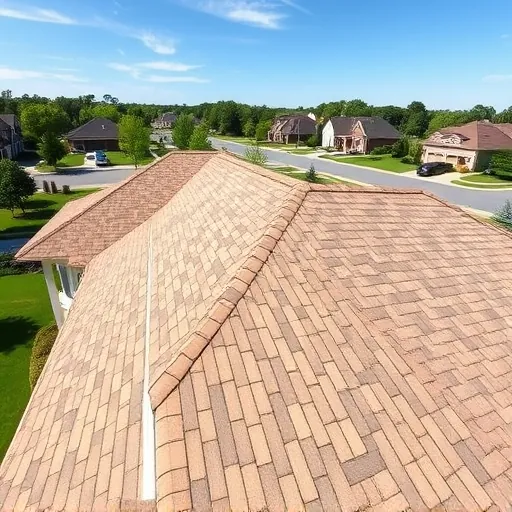 Completed stylish shingle roof in Trussville Alabama with neutral tones, detailed craftsmanship, and a suburban backdrop