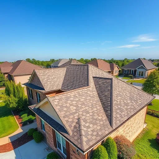 Newly installed residential roof in Morris Alabama showcasing textured shingles, precise edges, and professional craftsmanship amid a lush lawn and suburban setting
