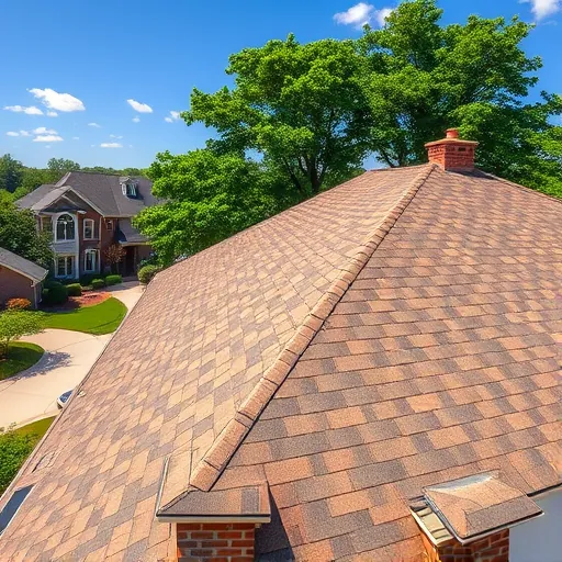 Fresh residential roof installation in Odenville AL with durable asphalt shingles, manicured lawn, and clear blue sky.