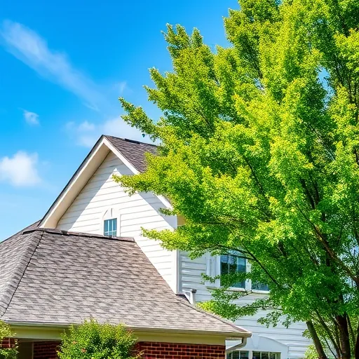 Completed roofing installation in Center Point AL showcasing high-quality shingles, modern design, and clear blue sky.