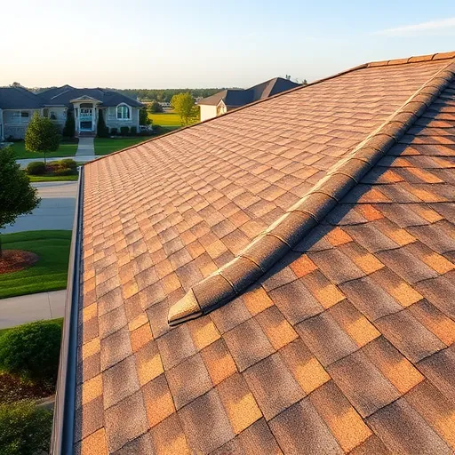 Completed residential roof in McCalla AL with asphalt shingles, polished gutters, and sunny suburban backdrop.