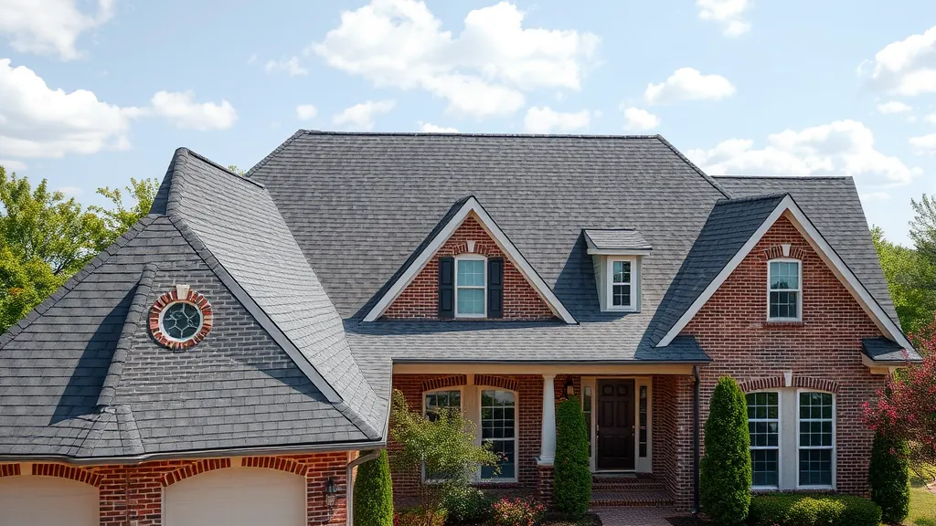 Roofing in Bessemer AL with workers installing shingles on a residential home.
