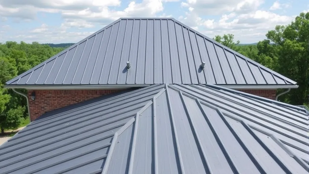 Metal Roof Installation projects in Trussville, AL showcasing before and after transformation of homes