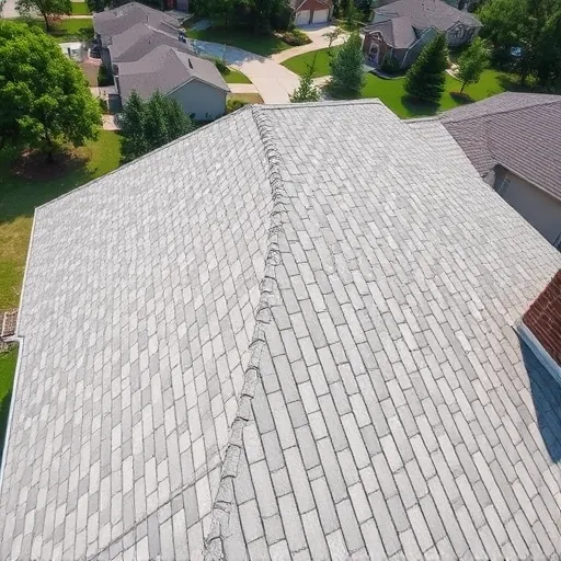 Completed suburban roof in Pelham Alabama with precise asphalt shingles, gutters, and flashing showcasing quality craftsmanship