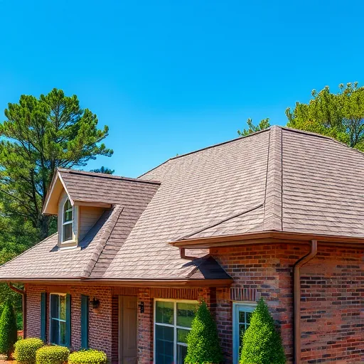 Completed roofing project in Pinson AL showcasing quality shingles, stylish design, and meticulous craftsmanship.