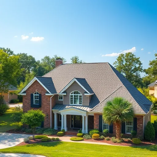 Completed roofing project in Trussville AL showcasing craftsmanship and material quality in a clear setting.