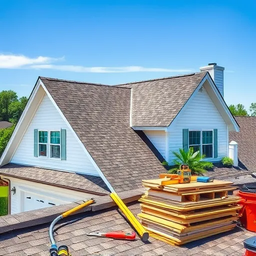 Freshly installed asphalt shingle roof in Trussville AL on a suburban home with detailed craftsmanship and vibrant surroundings.