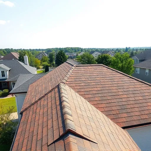 Newly installed weather-resistant roof with vibrant shingles on a suburban home in Trussville Alabama after storm damage repair