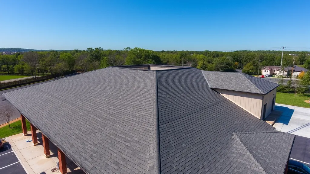 Commercial Roof Installation projects in Trussville AL showcasing skilled workers and materials in action