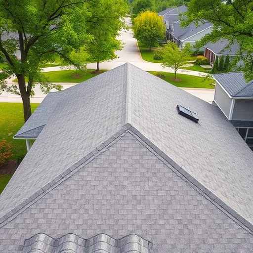 Freshly installed residential asphalt shingle roof in Cahaba Heights Alabama with detailed textures and precise craftsmanship