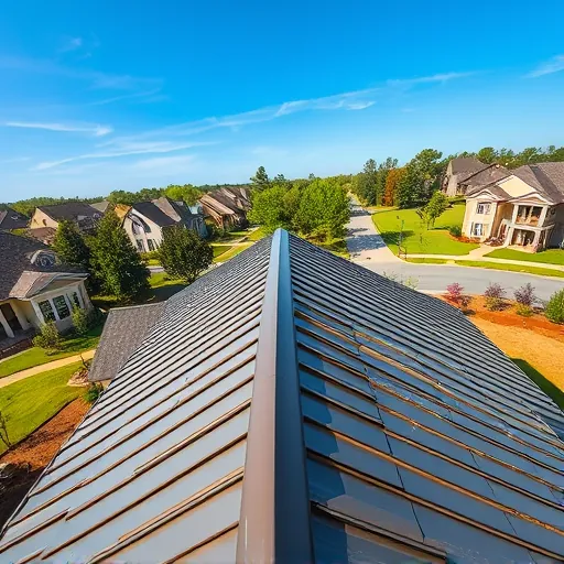 Freshly installed metal roof in Kimberly, Alabama with modern shingles, showcasing craftsmanship and quality materials.