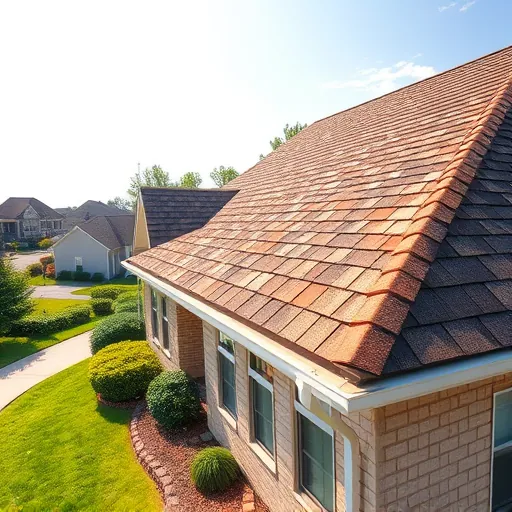 Finished asphalt shingle roof on a suburban home in Trussville Alabama with vibrant weather-resistant shingles and detailed texture
