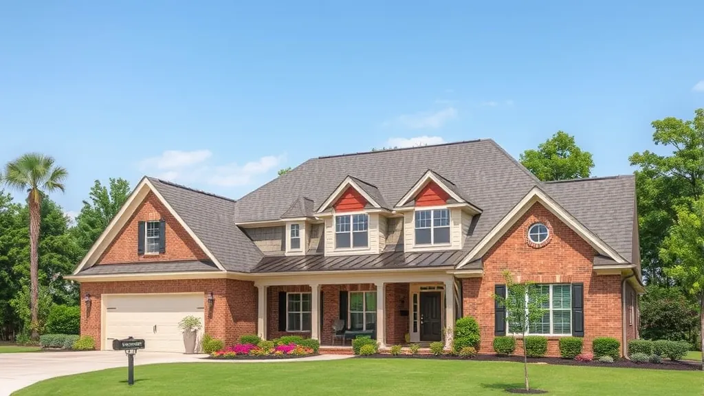 Roofing installation in Homewood, AL with workers and materials visible on residential property.