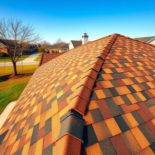 Freshly installed residential roof in Tarrant AL with earthy asphalt shingles and a pristine suburban neighborhood backdrop.