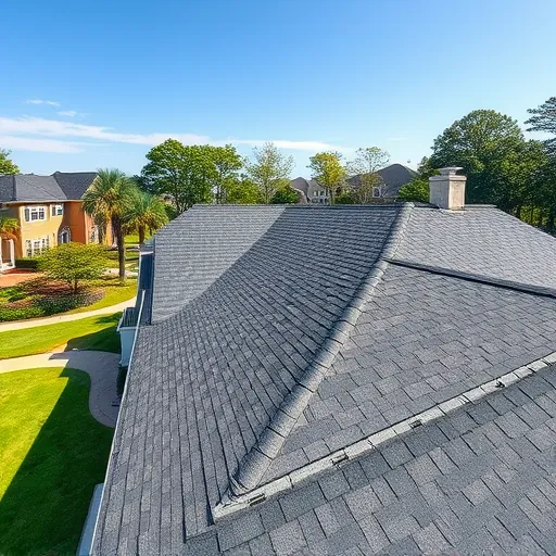 Freshly completed asphalt shingle roof installation in Bessemer AL, showcasing craftsmanship in a suburban setting.