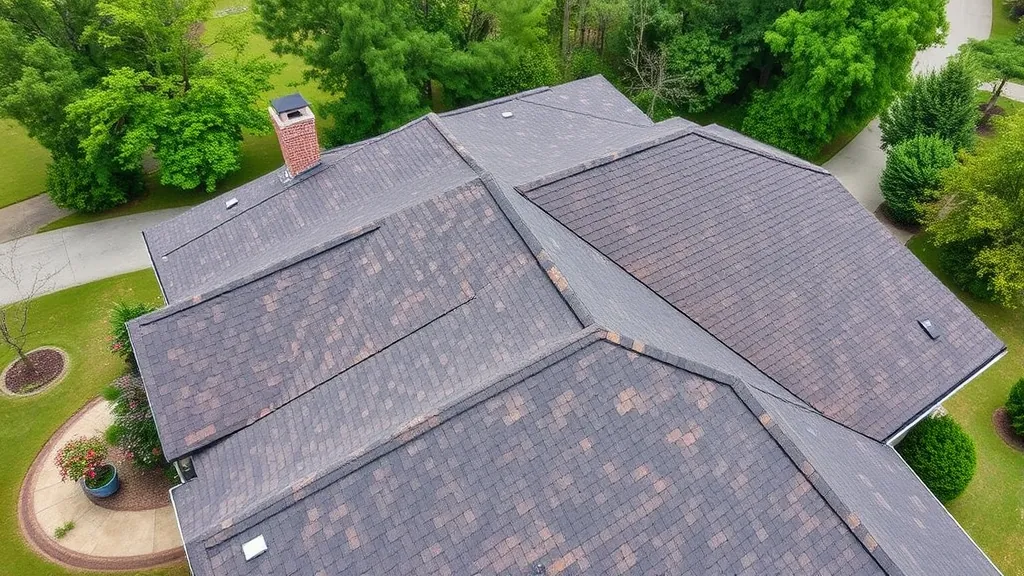 Roof Tear-Off and Replacement projects in Trussville AL showcasing workers and materials at the site.