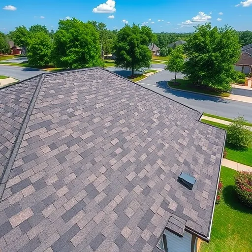 Freshly completed residential roof installation in Remlap AL featuring durable asphalt shingles in neutral tones
