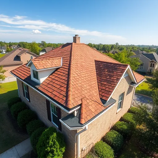 Newly installed asphalt shingle roof on a well-maintained house in Argo AL, surrounded by lush lawns and trees.