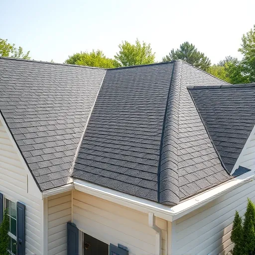 Completed roofing project in Trussville AL showcases craftsmanship and architectural design without any people.