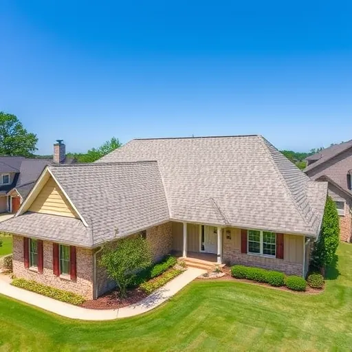 Completed roofing project in Trussville AL showcasing craftsmanship and design without any people present.