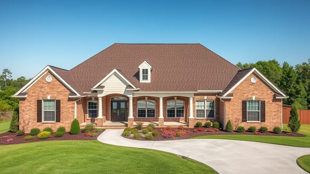 Roofing in McCalla, AL with a new shingle installation on a residential home.