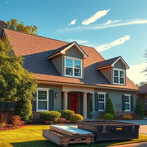 Completed roofing project in Mountain Brook AL, featuring a stylish home with glistening shingles and lush surroundings.