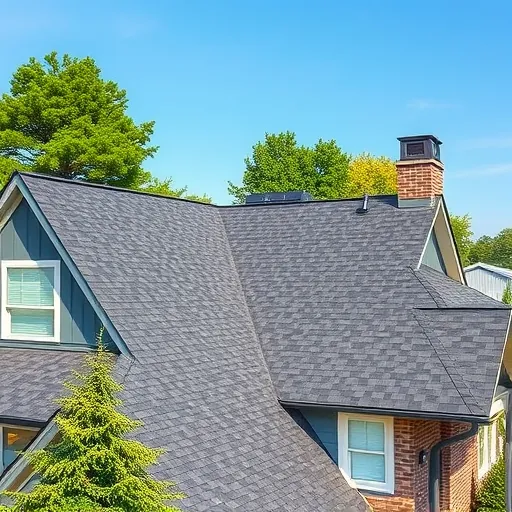 Completed roofing project in Trussville, AL showcasing a well-structured roof design and quality materials.